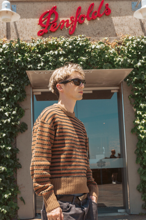 Troye Sivan 在奔富玛格尔酒庄（Magill Estate）